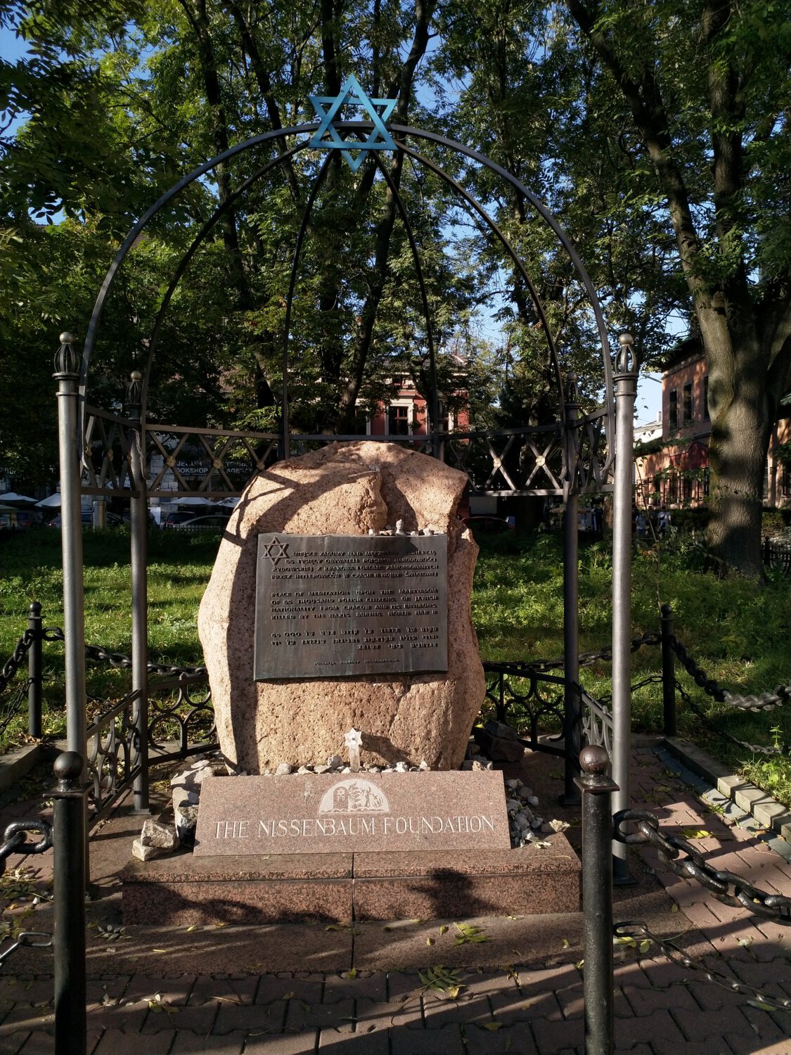 Denkmal zur Erinnerung an die Opfer vom Holocaust