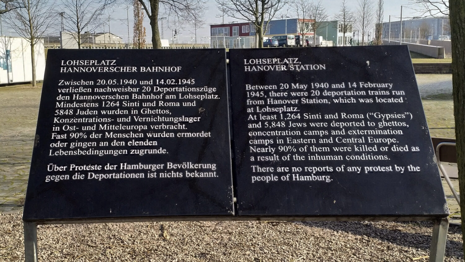 Gedenktafel am Lohseplatz