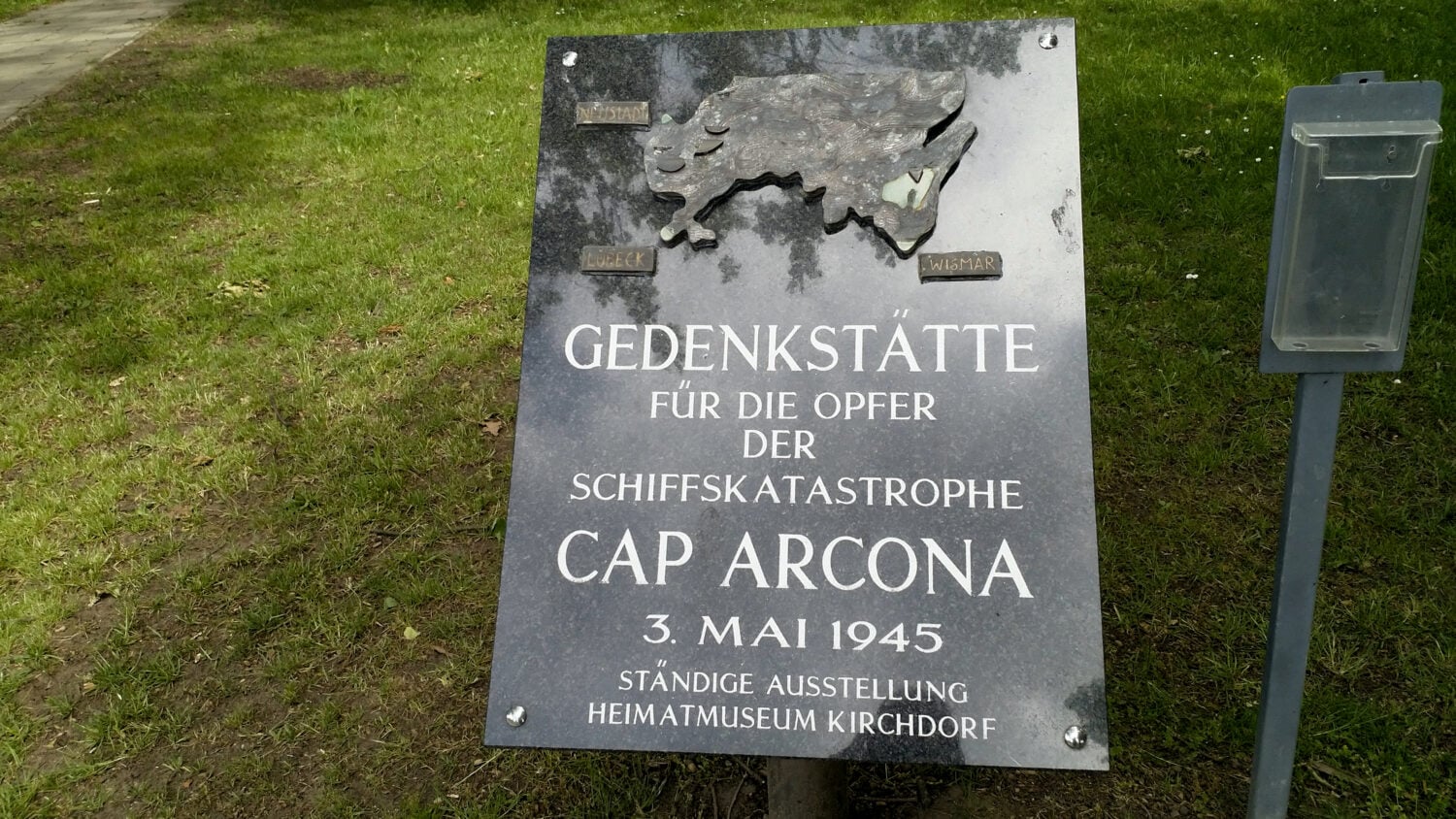 Gedenktafel für Cap Arcona Tote