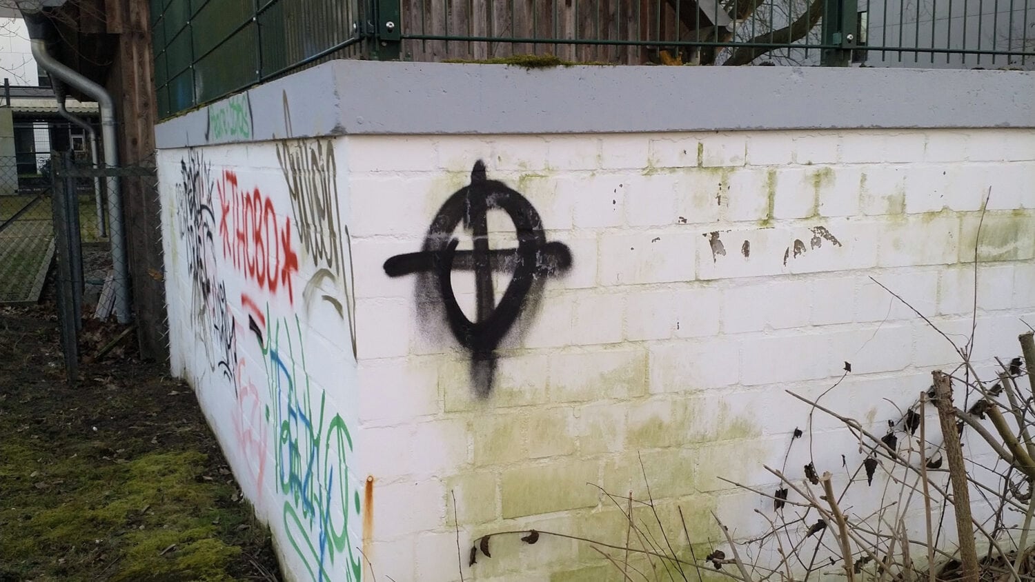 Keltenkreuz Graffiti