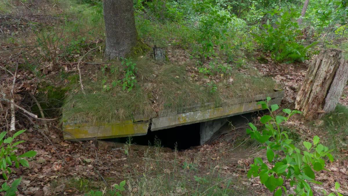 Kleiner Bunker in den Dünen