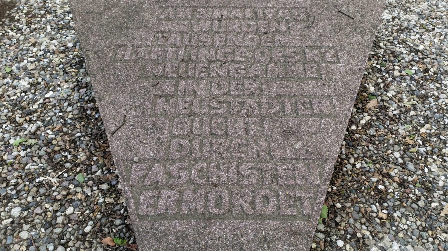 Neustädter Bucht Inschrift