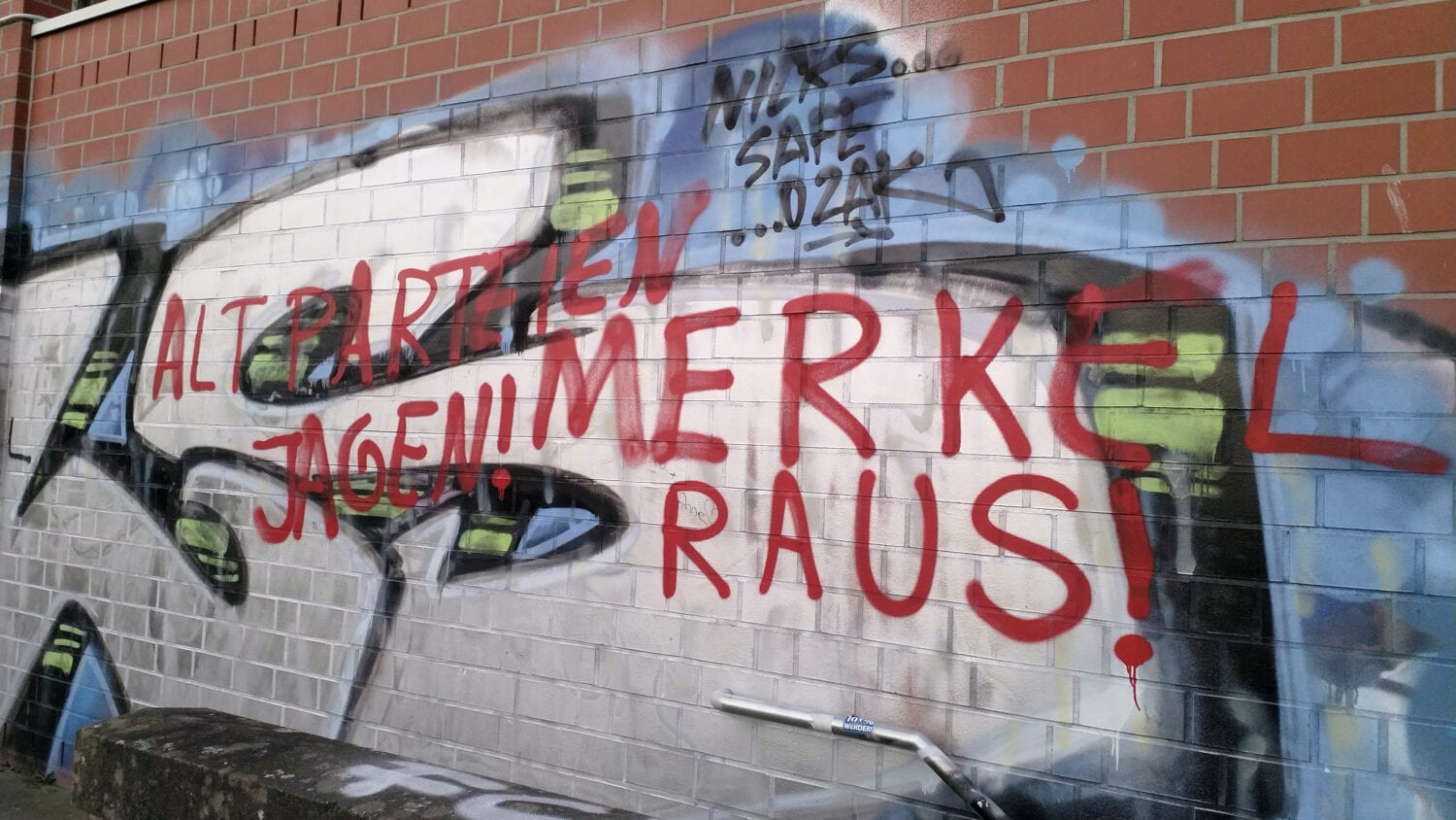 Parteien jagen Graffiti