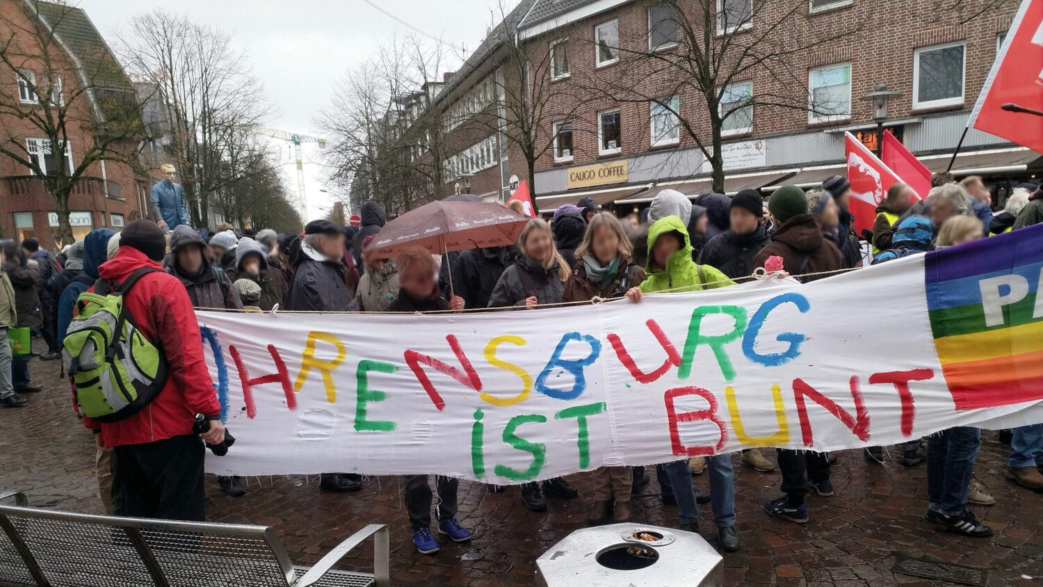 Stormarn ist bunt Banner am Rondell