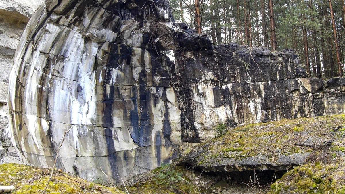 Überreste vom Ölbunker