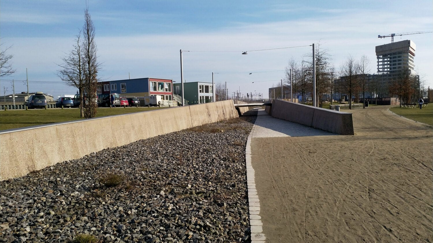Zugang zur Gedenkstätte Hannoverscher Bahnhof
