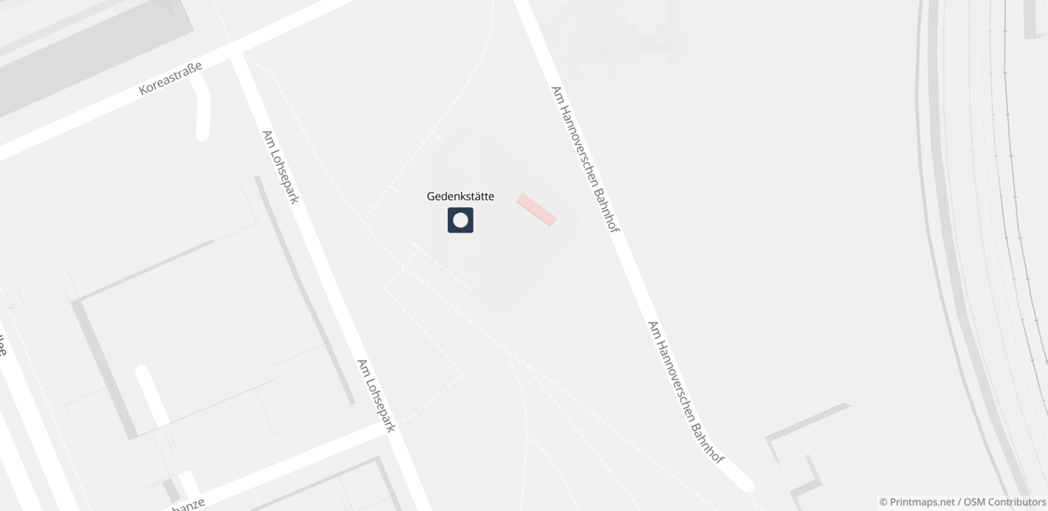 Standort Hannoverscher Bahnhof Gedenkstätte