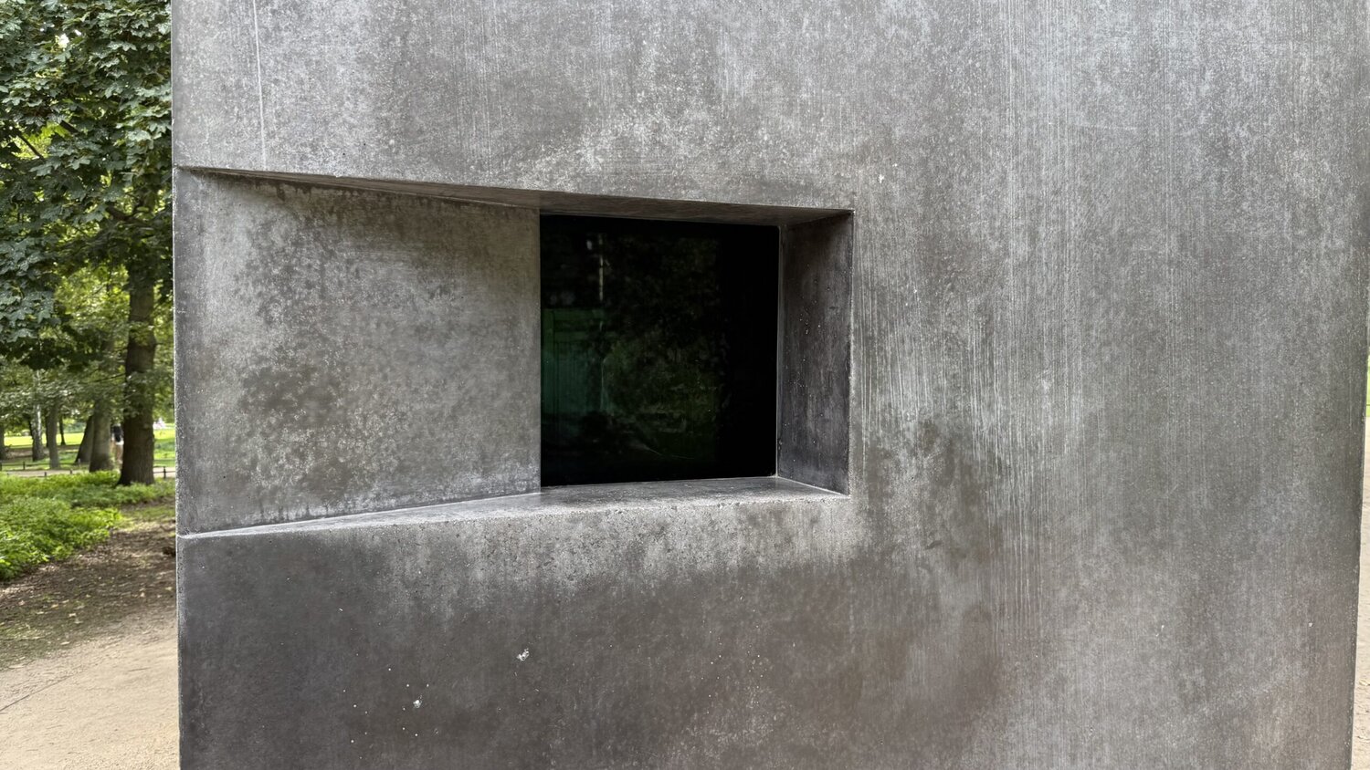 Fenster im Denkmal für Filmaufnahme