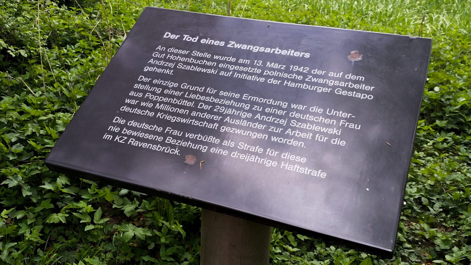 Gedenktafel Andrzej Szablewski