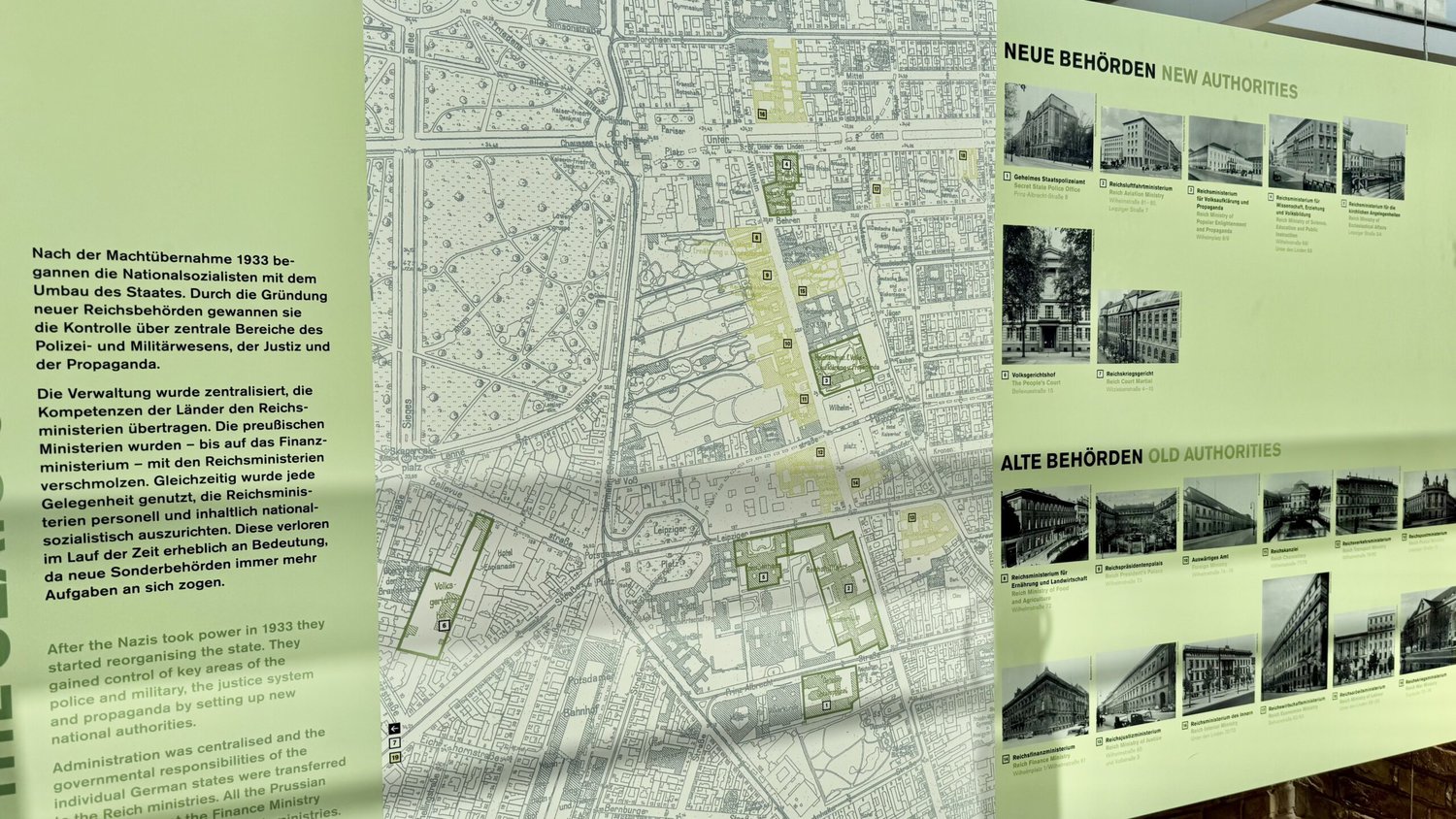Informationen zu neuen Behörden der Nazis