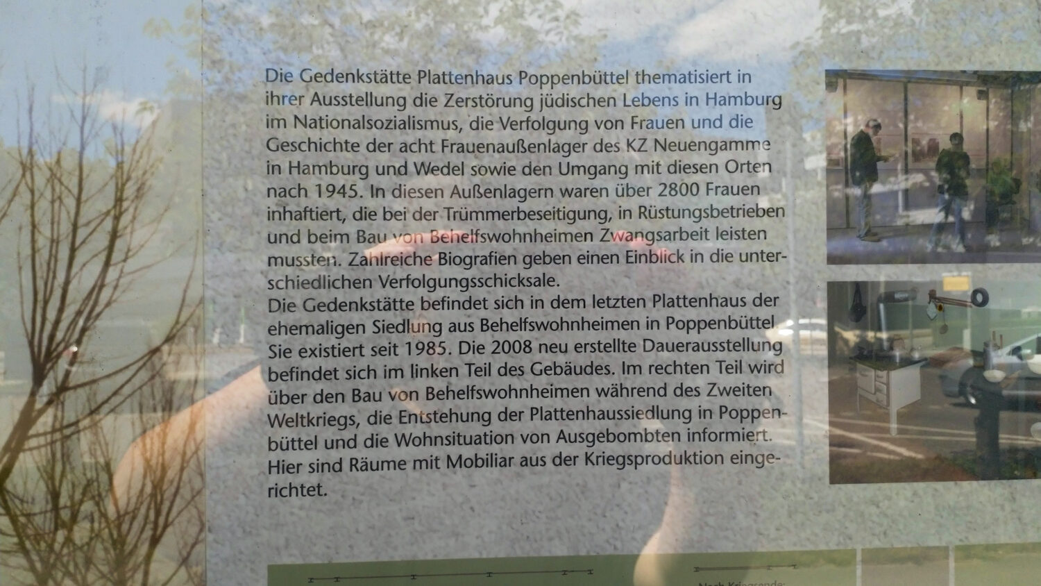 Infotafel Plattenhaus Poppenbüttel