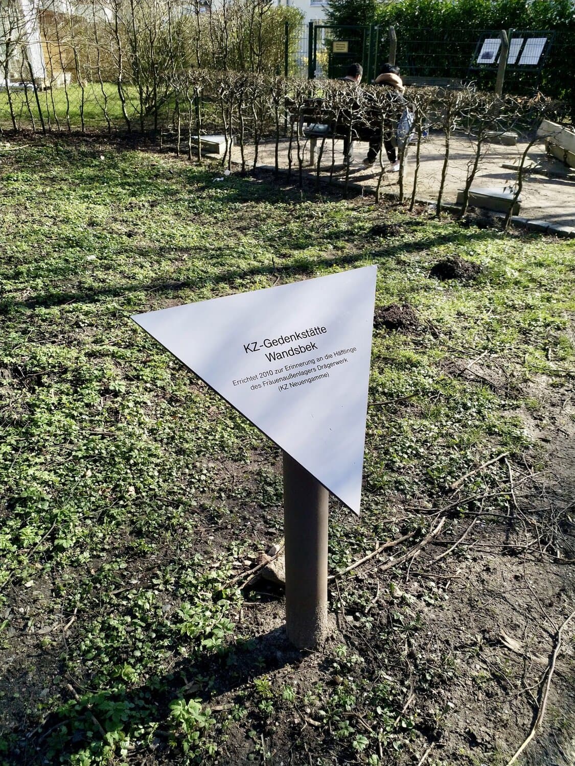 KZ Gedenkstätte Wandsbek Schild