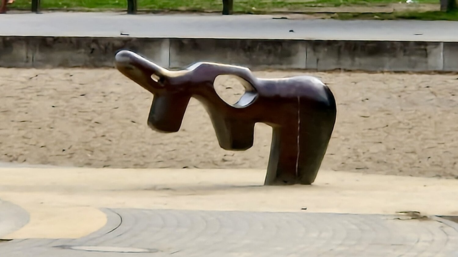 Skulptur Wasserspeier Stadtpark Hamburg