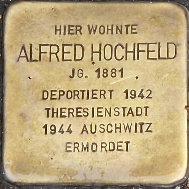 Stolperstein Alfred Hochfeld