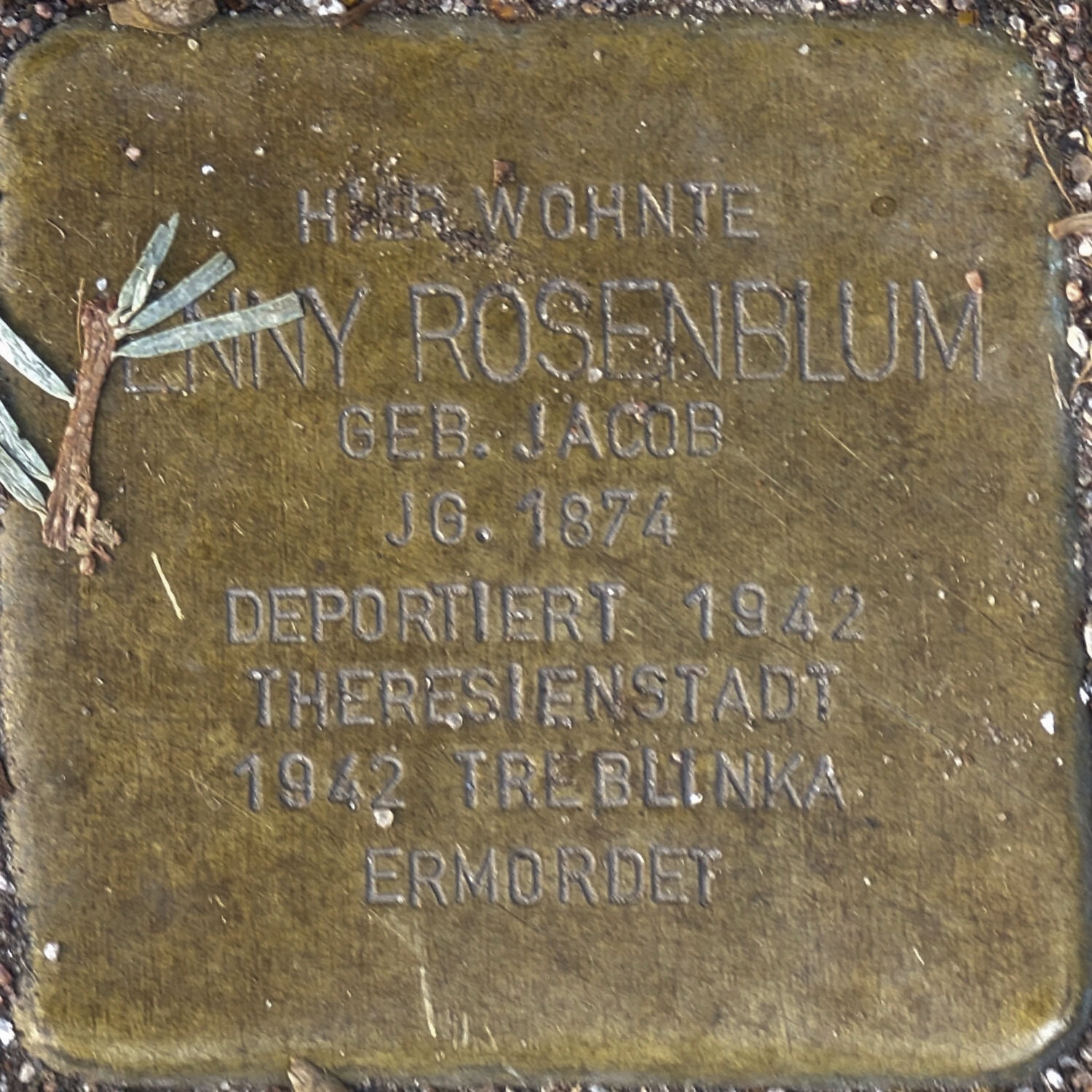 Stolperstein Enny Rosenblum
