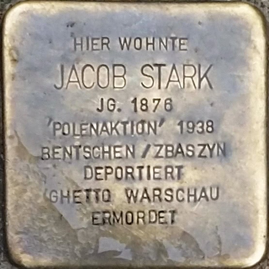Stolperstein Jacob Stark