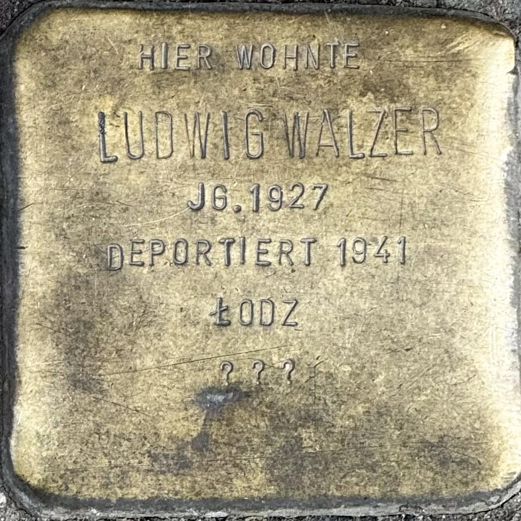 Stolperstein Ludwig Walzer