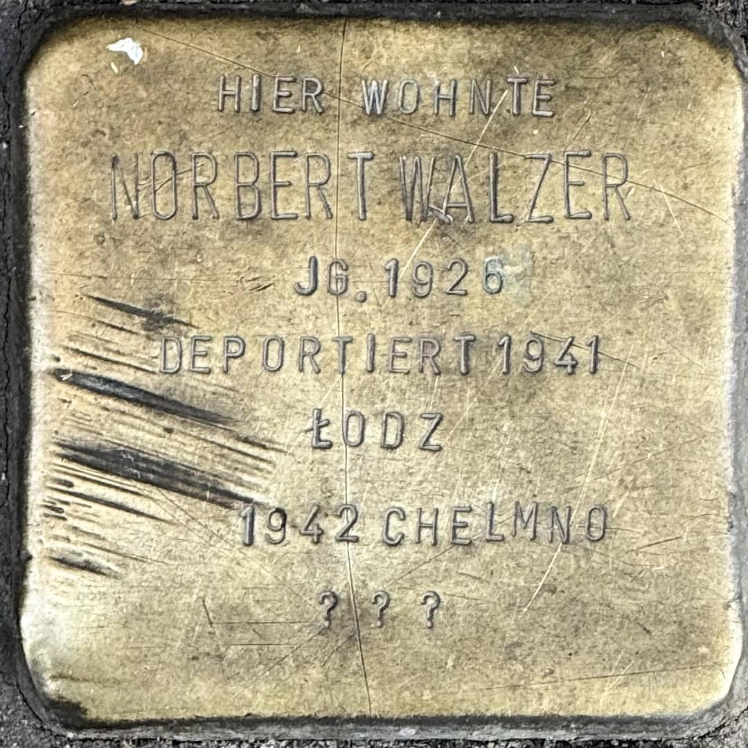 Stolperstein Norbert Walzer