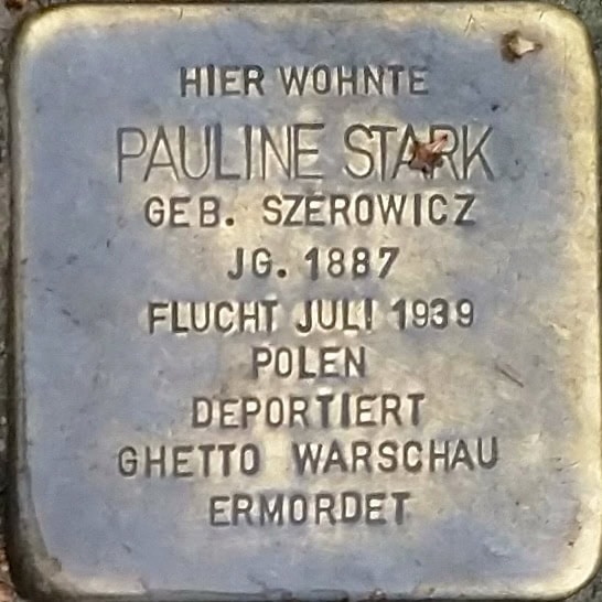 Stolperstein Pauline Stark