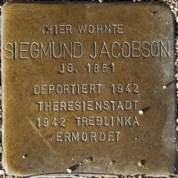 Stolperstein Siegmund Jacobson