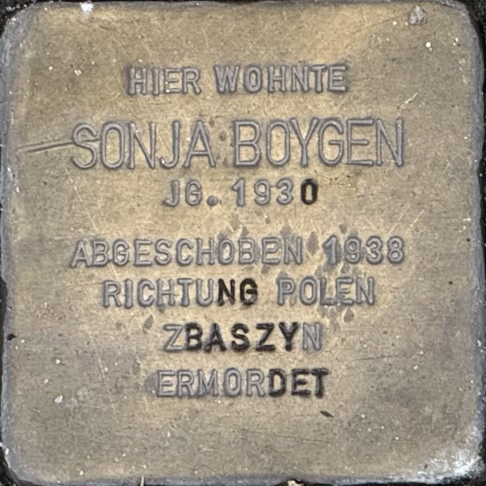 Stolperstein Sonja Boygen