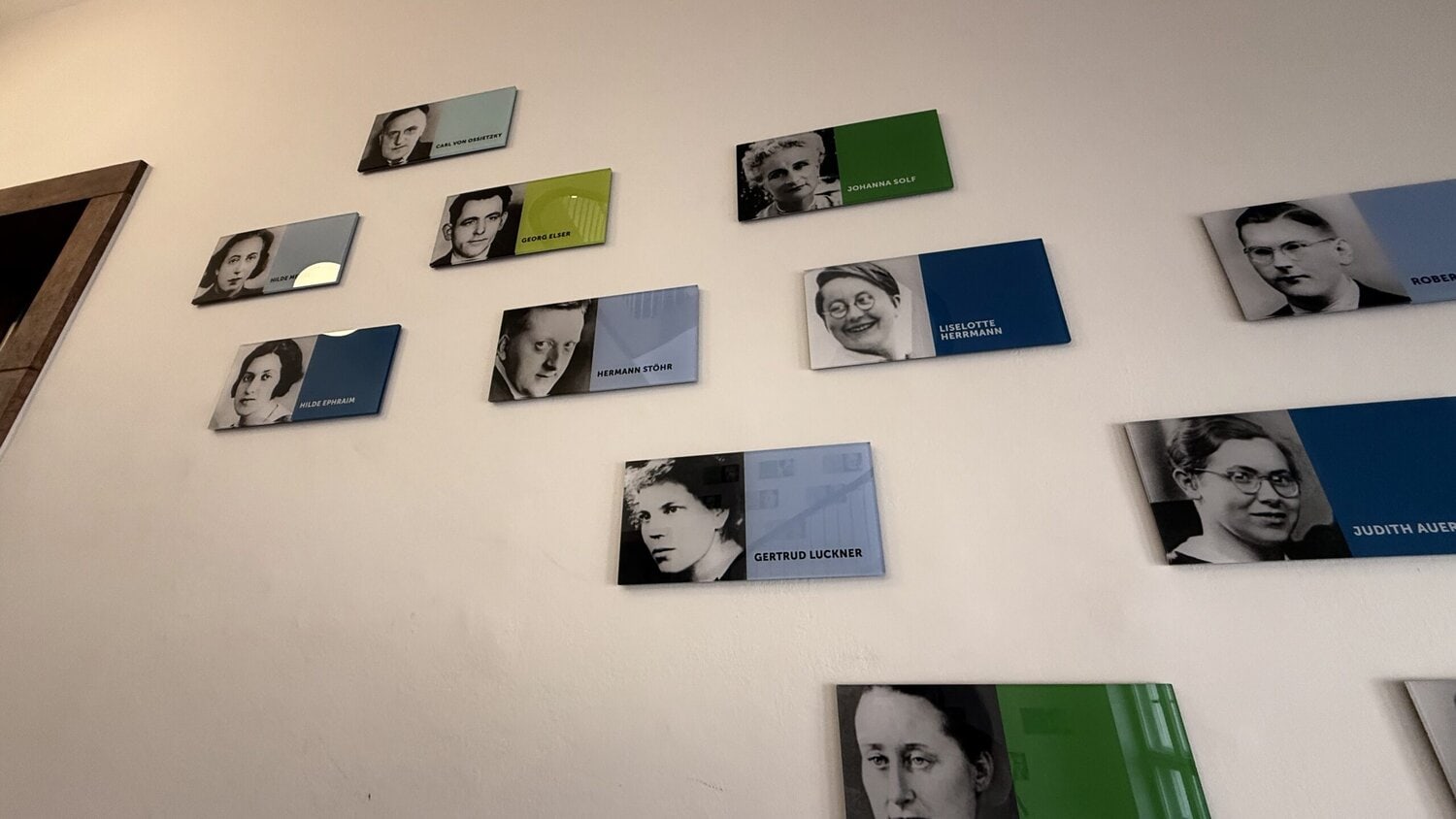 Teil der Galerie von Widerstandkämpfer*innen