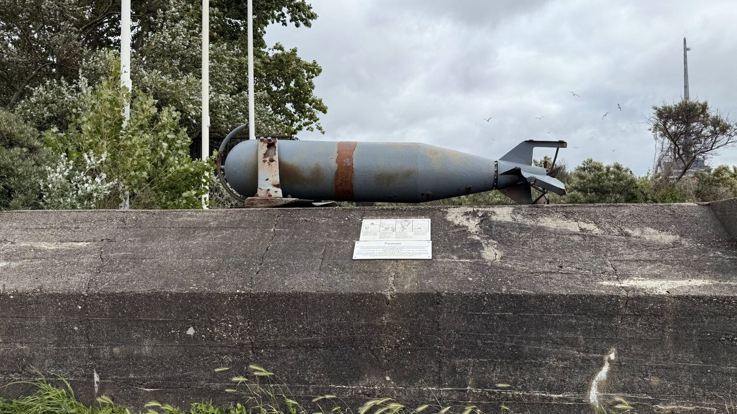 Torpedo vor Atlantikwall Museum